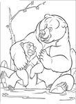 coloriage gratuit Frere Des Ours