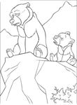 coloriage gratuit Frere Des Ours