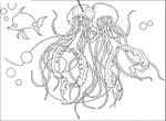 coloriage gratuit enfant Gang De Requins