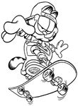 dessin gratuit Garfield