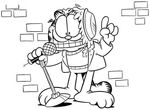 dessin gratuit Garfield