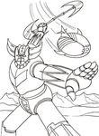 coloriage gratuit enfant Goldorak