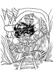 coloriage gratuit enfant Harry
