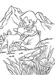 dessin gratuit Heidi