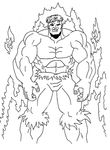 coloriage gratuit enfant Hulk