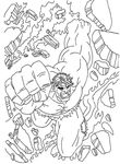 dessin gratuit Hulk