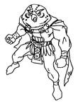 coloriage gratuit Jackie Chan