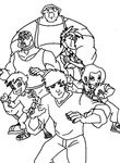 coloriage gratuit Jackie Chan