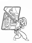 coloriage gratuit Kim Possible