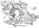 dessin gratuit La Famille Berenstain