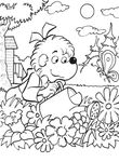 coloriage gratuit enfant La Famille Berenstain