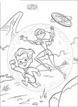coloriage gratuit enfant Les Indestructibles