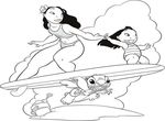 coloriage gratuit Lilo