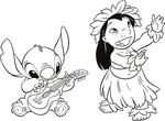 coloriage gratuit Lilo