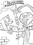 coloriage gratuit enfant Madagascar
