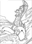 coloriage gratuit enfant Madagascar
