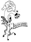 coloriage gratuit enfant Madagascar