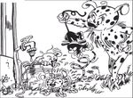 coloriage gratuit Marsupilami