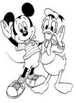 coloriage gratuit enfant Mickey