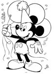 coloriage gratuit enfant Mickey