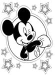 coloriage gratuit Mickey