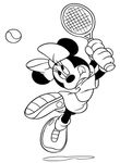 coloriage gratuit enfant Minnie