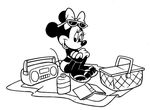 dessin gratuit Minnie
