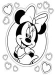 coloriage gratuit Minnie
