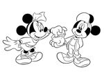 dessin gratuit Minnie