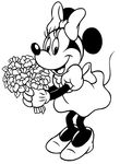 coloriage gratuit enfant Minnie