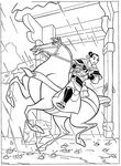 coloriage gratuit enfant Mulan
