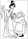 coloriage gratuit Mulan
