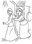 coloriage gratuit enfant Mulan