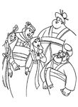 coloriage gratuit Mulan