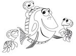 coloriage gratuit enfant Nemo