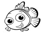 coloriage gratuit enfant Nemo