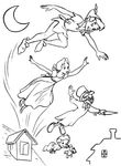 coloriage gratuit enfant Peterpan