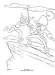 coloriage gratuit enfant Peterpan