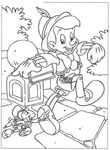 coloriage gratuit Pinocchio