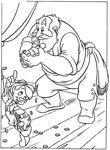 coloriage gratuit enfant Pinocchio