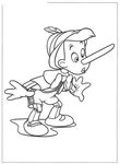 coloriage gratuit Pinocchio