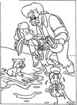 coloriage gratuit Pinocchio