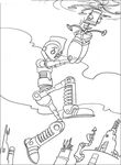 coloriage Robots