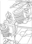coloriage gratuit enfant Robots