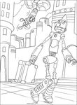 coloriage gratuit Robots