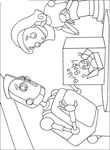 coloriage gratuit enfant Robots