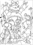 coloriage gratuit Robots