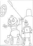 coloriage gratuit enfant Robots