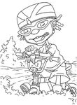 coloriage gratuit Rocket Power
