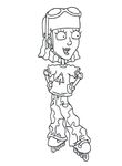 coloriage gratuit enfant Rocket Power